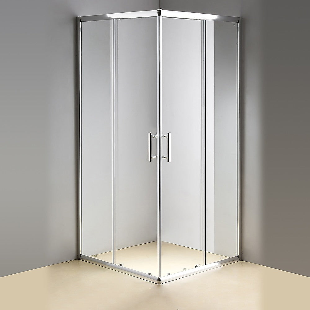 900 x 900mm Sliding Door Nano Safety Glass Shower Screen By