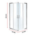900 x 900mm Sliding Door Nano Safety Glass Shower Screen By