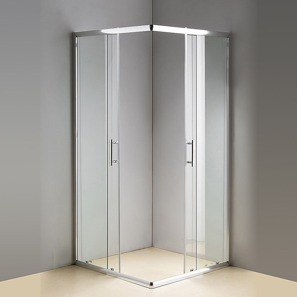 900 x 1000mm Sliding Door Nano Safety Glass Shower Screen By