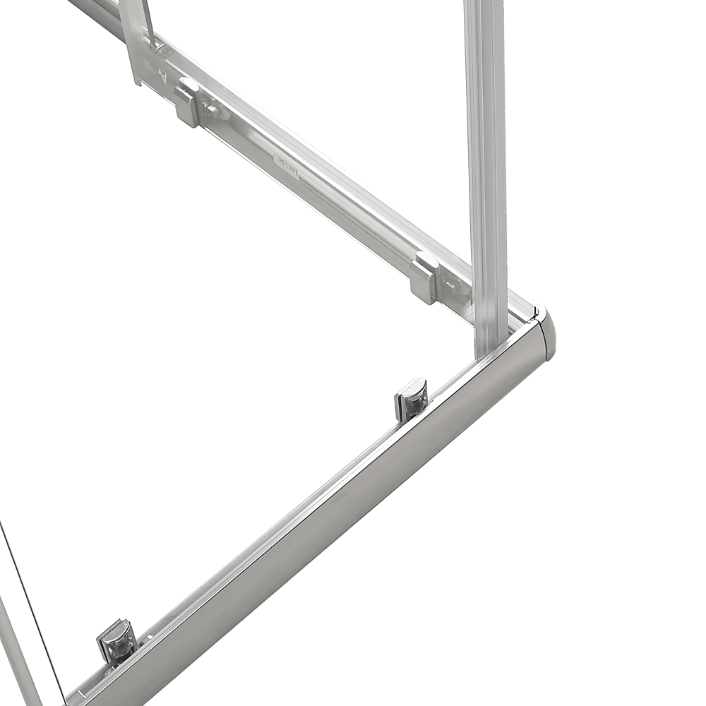 900 x 1000mm Sliding Door Nano Safety Glass Shower Screen By