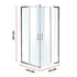1000 x 800mm Sliding Door Nano Safety Glass Shower Screen By