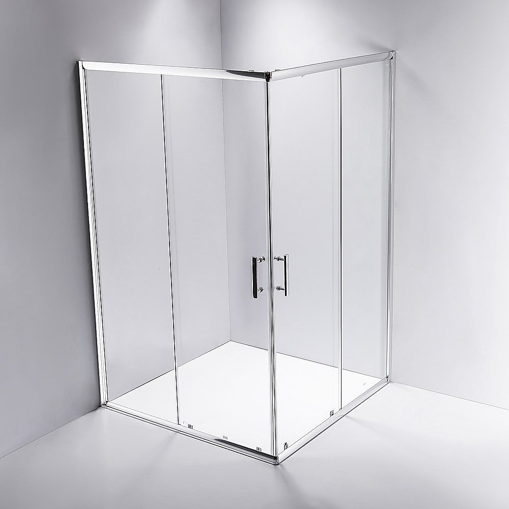 1200 x 800mm Sliding Door Nano Safety Glass Shower Screen By