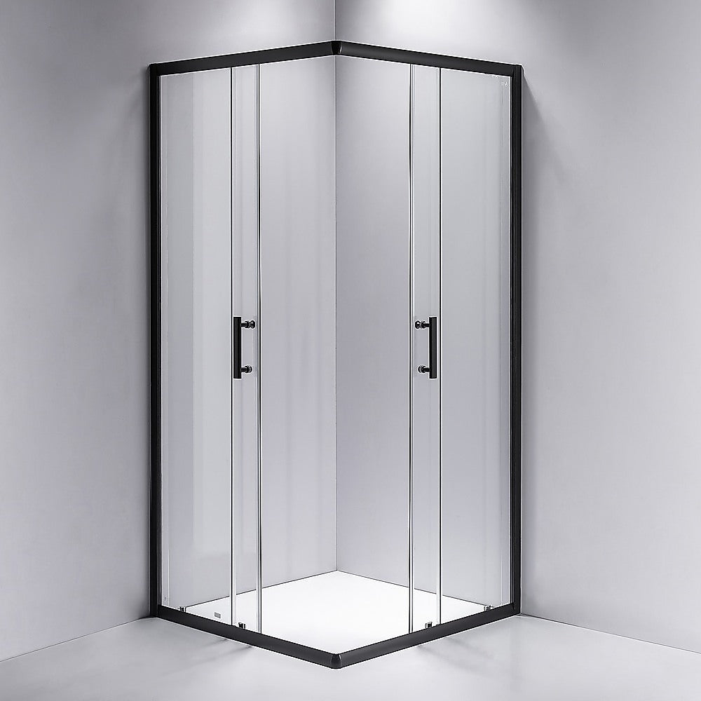 800 x 800mm Sliding Door Nano Safety Glass Shower Screen By