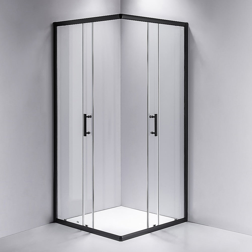 800 x 900mm Sliding Door Nano Safety Glass Shower Screen By