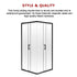 800 x 1200mm Sliding Door Nano Safety Glass Shower Screen By