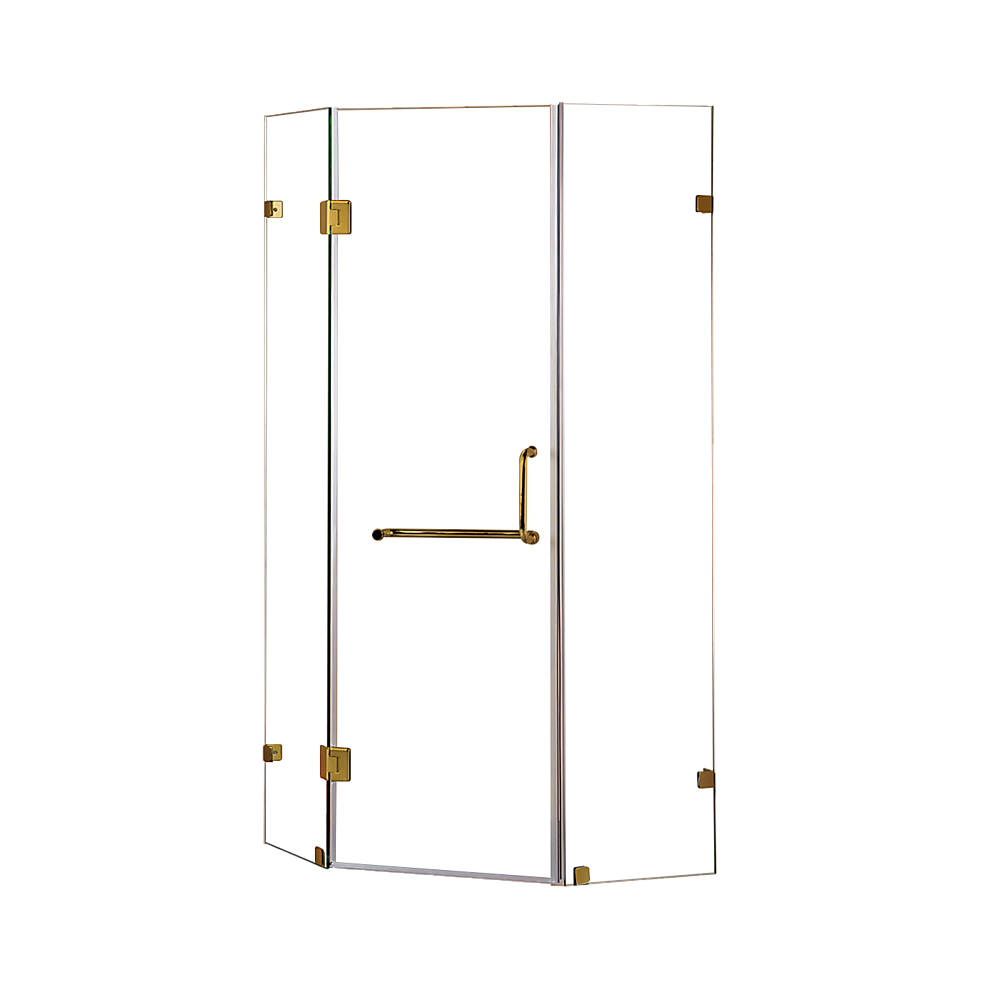 900 x 900mm Frameless 10mm Glass Shower Screen