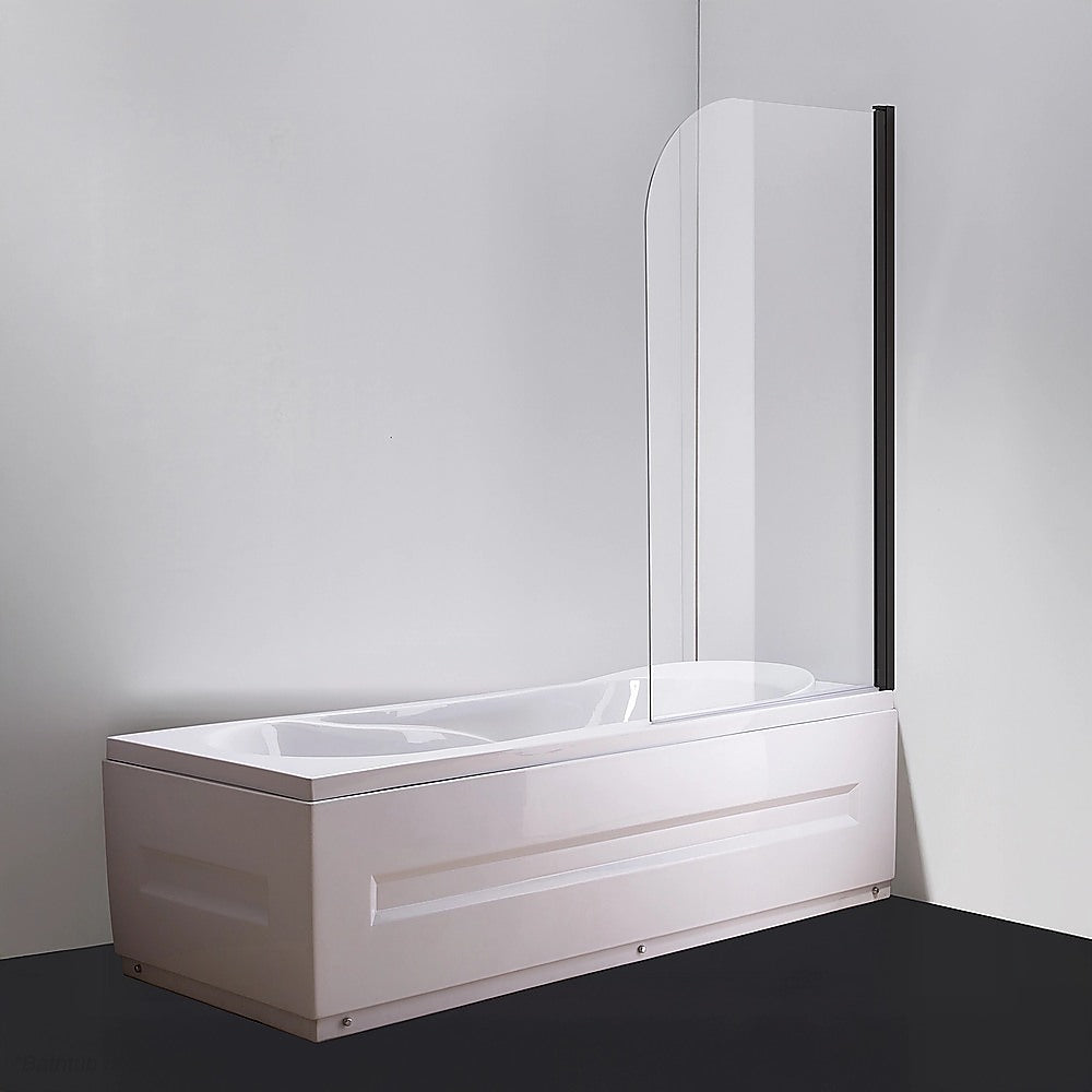 180 Degree Pivot Door 6mm Safety Glass Bath Shower Screen 800x1400mm By