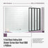4 Fold Black Folding Bath Shower Screen Door Panel 1000 x 1400mm