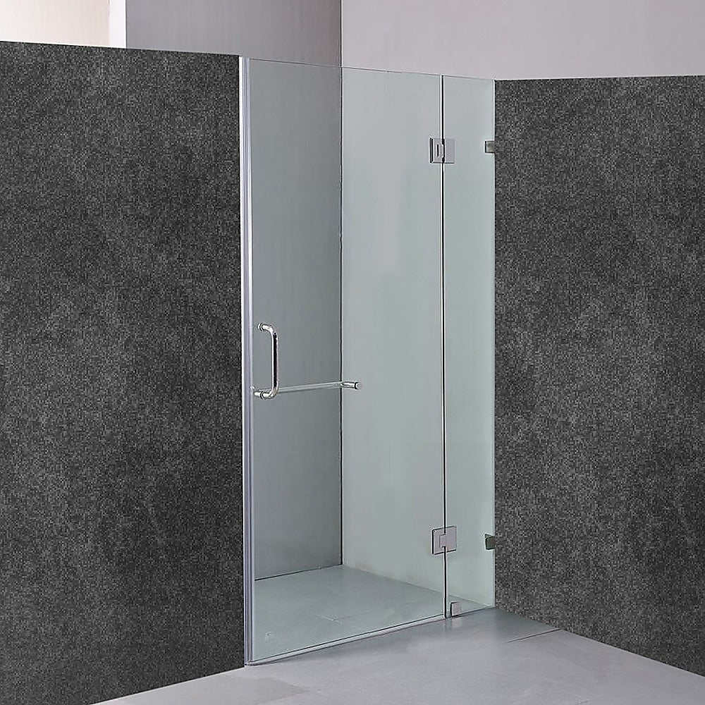 120 x 200cm Wall to Wall Frameless Shower Screen 10mm Glass By