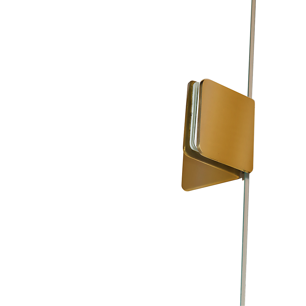 120 x 200cm Wall to Wall Frameless Shower Screen 10mm Glass By