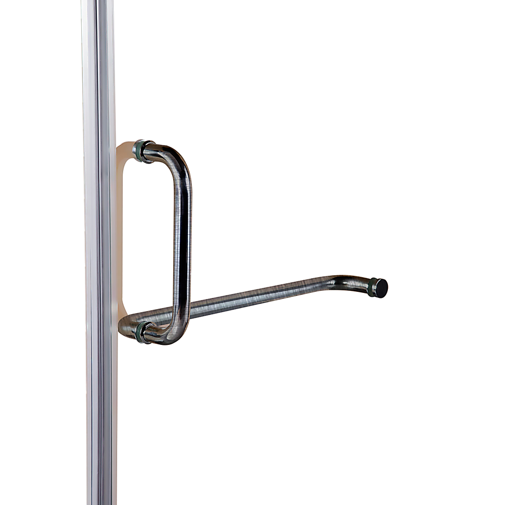 100 x 200cm Wall to Wall Frameless Shower Screen 10mm Glass By