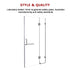 100 x 200cm Wall to Wall Frameless Shower Screen 10mm Glass By