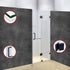 120 x 200cm Wall to Wall Frameless Shower Screen 10mm Glass By