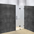 120 x 200cm Wall to Wall Frameless Shower Screen 10mm Glass By