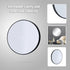 70cm Round Wall Mirror Bathroom Makeup Mirror by Della Francesca
