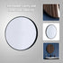 80cm Round Wall Mirror Bathroom Makeup Mirror by Della Francesca