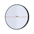 80cm Round Wall Mirror Bathroom Makeup Mirror by Della Francesca