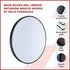80cm Round Wall Mirror Bathroom Makeup Mirror by Della Francesca