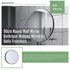 90cm Round Wall Mirror Bathroom Makeup Mirror by Della Francesca