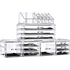 11 Drawers Clear Acrylic Tower Organiser Cosmetic jewellery Luxury Storage Cabinet