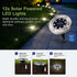 12x Solar Powered LED Buried Inground Recessed Light Garden Outdoor Deck Path
