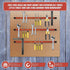 3 x 61cm Magnetic Wall Mounted Tool Holder Storage Organiser Garage Workshop