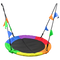 1m Tree Swing in Multi-Color Rainbow Kids Indoor/Outdoor Round Mat Saucer Swing