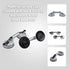 4 x Double Suction Glass Lifting Tool 70kg Vacuum Puller Lifter Aluminium