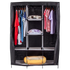 Large Portable Clothes Closet Canvas Wardrobe Storage Organizer with Shelves