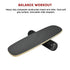 Balance Board Trainer with Stopper Wobble Roller, 180kg Weight Capacity