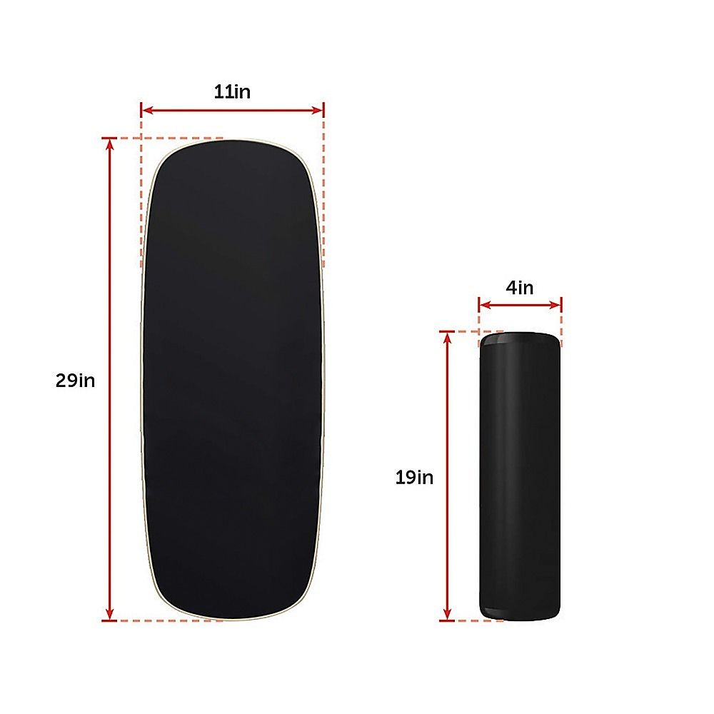 Balance Board Trainer with Stopper Wobble Roller, 180kg Weight Capacity