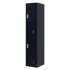 2-Door Vertical Locker for Office Gym Shed School Home Storage