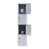 4-Door Vertical Locker for Office Gym Shed School Home Storage