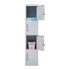 4-Door Vertical Locker for Office Gym Shed School Home Storage