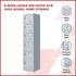 6-Door Locker for Office Gym Shed School Home Storage