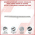 900mm Bathroom Shower Stainless Steel Grate Drain w/Centre outlet Floor Waste Square Pattern