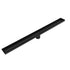 800mm Tile Insert Shower Bathroom Black Grate Drain w/Centre outlet Floor Waste