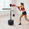 Free Standing Punching Bag 120-190cm Adjustable Boxing Reflex Bag Dummy, Black