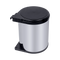Kitchen Swing Pull Out Bin Stainless Steel Garbage Rubbish Waste Trash Can 14L