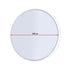 60cm Round Wall Mirror Bathroom Makeup Mirror by Della Francesca
