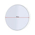 80cm Round Wall Mirror Bathroom Makeup Mirror by Della Francesca