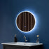 80cm LED Wall Mirror Bathroom Mirrors Light Decor Round