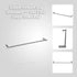 Single Towel Rail - 615mm