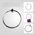 Towel Ring Rail Grade 304 Stainless Steel 18cm