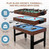 4FT 3-in-1 Games Foosball Soccer Hockey Pool Table, MDF, Ages 8 Plus Set