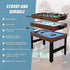 4FT 3-in-1 Games Foosball Soccer Hockey Pool Table, MDF, Ages 8 Plus Set