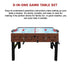 4FT 3-in-1 Games Foosball Soccer Hockey Pool Table