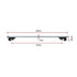 Universal Car Top Roof Rail Rack Cross Bar Aluminium Lockable 1350MM