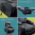 Recliner Chair Electric Massage Chair Lift Heated Leather Lounge Sofa Black