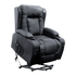 Recliner Chair Electric Massage Chair Lift Heated Leather Lounge Sofa Black